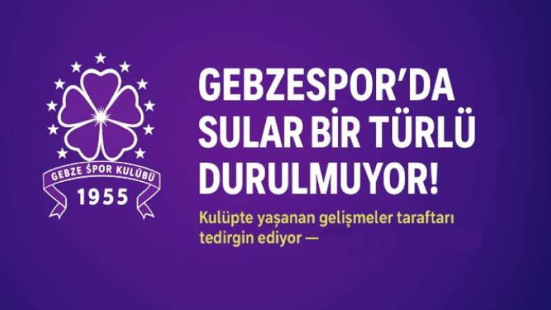 Gebzespor’da Fırtına