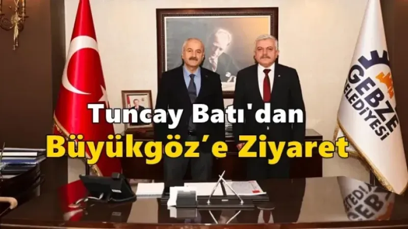 MHP İl Başkanı Tuncay Batı’dan Başkan Büyükgöz’e Ziyaret