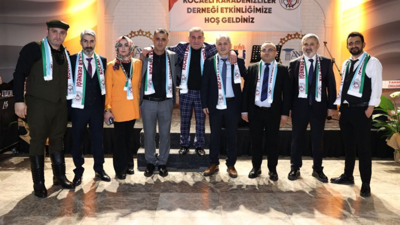 Karadeniz rüzgârı Kocaeli’de esti: Dernek 1. yılını coşkuyla kutladı