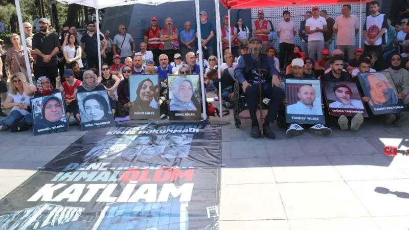 Dilovası’ndaki acılı ailelerin adalet nöbeti devam ediyor